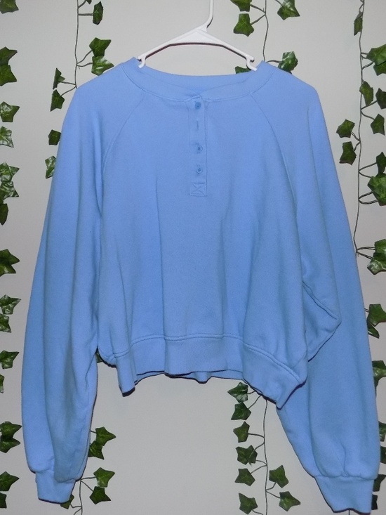 Old Navy Tops - Old Navy SoComfy Oversized Button-Front Sweatshirt